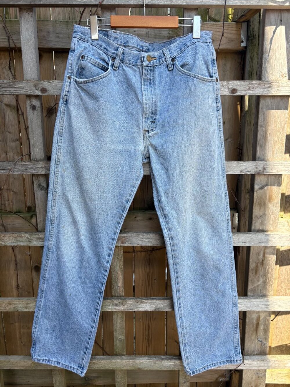 Vintage High Rise Straight Leg Wrangler Jeans